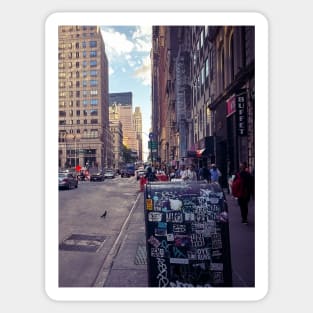 Manhattan Tribeca Street New York City Sticker